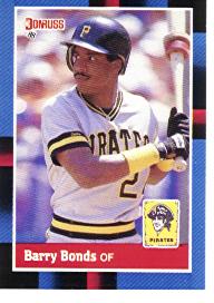 1988 Donruss Baseball Cards    326     Barry Bonds